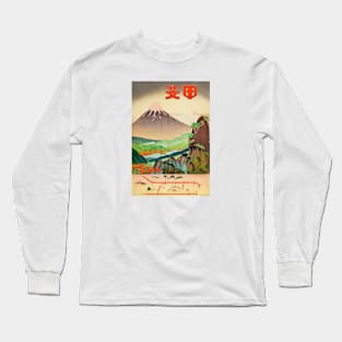 Vintage poster for promotion of Japan Long Sleeve T-Shirt